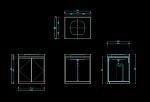洗面化粧台 CADデータ(jwc)|Free CAD Data Dow...
