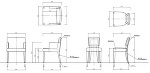 アームチェア ダイニングチェア | CAD-DATA.com