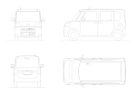 ダイハツ タント 2015 | CAD-DATA.com