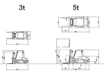 フォークリフト2種類 CADデータ(dwg)|Free CAD Dat...