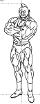 筋肉男 | CAD-DATA.com