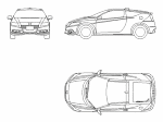 HONDA CR-Z | CAD-DATA.com