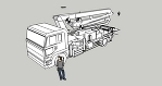 大型ポンプ車(走行時) | CAD-DATA.com