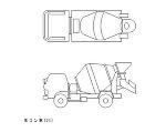 生コン車(2t) | CAD-DATA.com