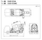 生コン車 7ｔ車 EA28 | CAD-DATA.com