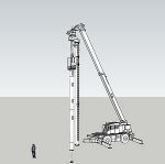 ロック工法破砕時装備25tラフタータイプ | CAD-DATA.com