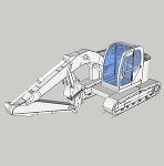 SK135SR回転フォーク仕様 | CAD-DATA.com