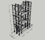 枠組足場階段枠W600(簡易版) | CAD-DATA.com