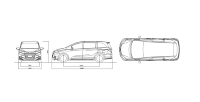 ホンダ オデッセイ CADデータ（dxf）｜Free CAD Data...