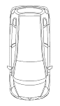 Honda Fit 平面図 | CAD-DATA.com