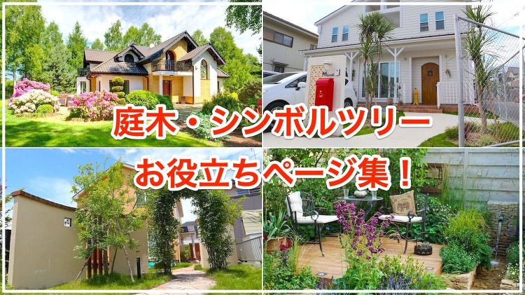 庭木やシンボルツリーに使える植木【庭や玄関前におすすめの樹木一覧です】