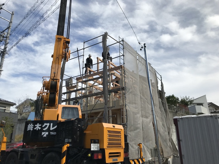 スタッフブログ|日進市T様邸 雨をかわして建て方 《imakou》| ...