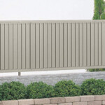 【四国化成】形材フェンス クレディフェンスHG7型(縦ルーバータイプ)...