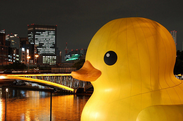 光のルネサンス2009 帰ってきた巨大アヒル 写真一覧