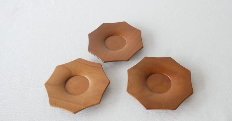 茶托 つぼみ | 制作事例 | 木工房ひのかわ | 創作家具・注文家具...