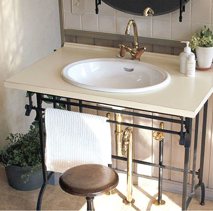 洗面ボウルと洗面台の施工例 | おしゃれな取付例 | アイエム