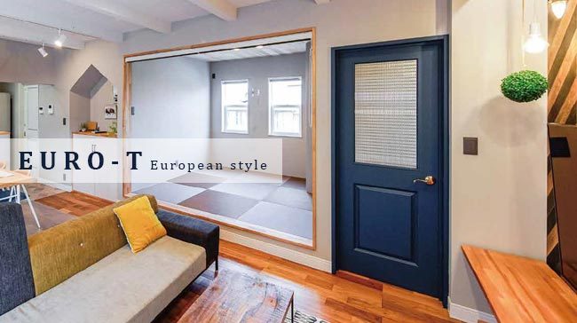 内装ドア | ヨーロピアンスタイルの木製室内扉 | カラー塗装ドア |...