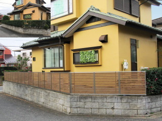 印西市での目隠しフェンス工事 | いしざき社長の庭ブログ
