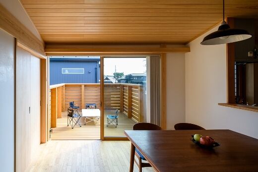 北欧スタイルで寛ぐ、2階リビングの家 - 事例紹介 - 神奈川エコハウ...