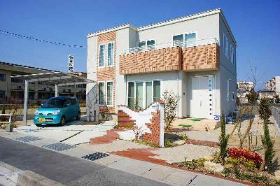 アール門柱が奏でるアプローチ 大津市 | 京阪グリーン | 滋賀・京都...