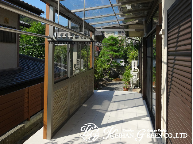 タイルテラスにハピーナで快適なお庭へ 大津市 | 京阪グリーン | 滋...