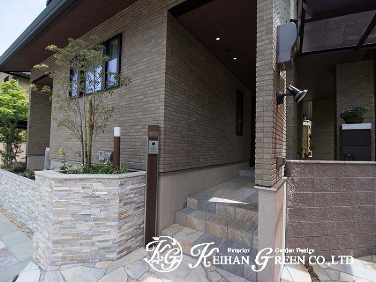 天然石を贅沢にデザインしたファサード 京都市 | 京阪グリーン | 滋...