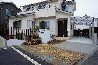 ナチュラルで暖かみのある門まわり 守山市 | 京阪グリーン | 滋賀・...