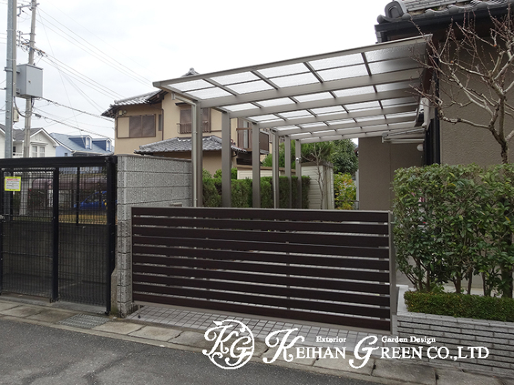 広々デッキのあるお庭 大津市 | 京阪グリーン | 滋賀・京都・大阪の...