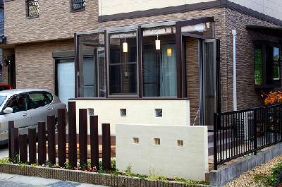 ココマ腰壁タイプを中心に多目的ガーデン 守山市 | 京阪グリーン | ...