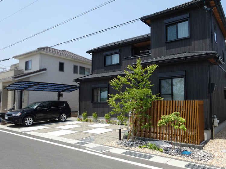石で表現する落ち着きの和モダン 草津市 | 京阪グリーン | 滋賀・京...