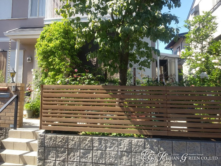 バラの似合うお手入れのしやすいお庭へリニューアル 大津市 | 京阪グリ...