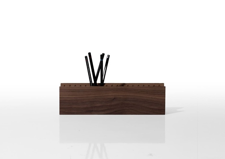 ペンスタンド ショート ブラウン M-PS-02|Desktop Or...