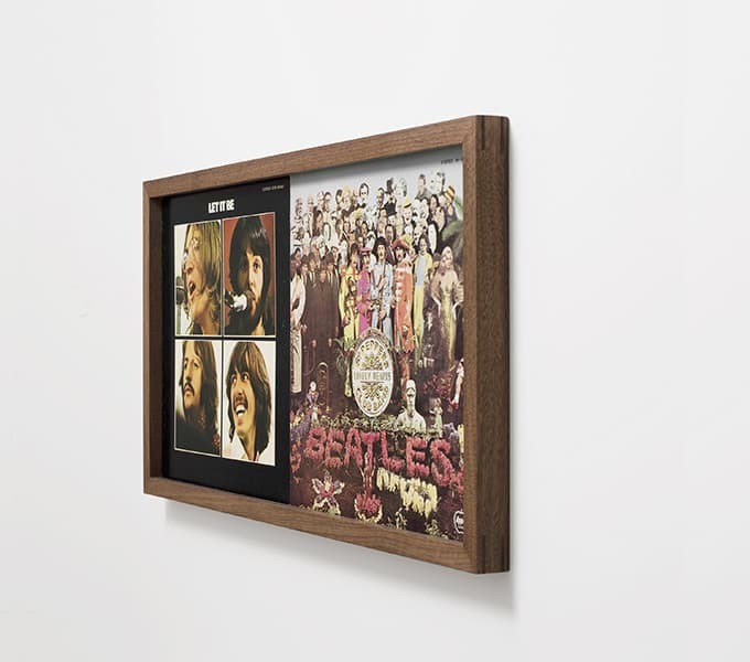 LPレコードを壁に飾る木製額縁|木製額縁の通販ならマルゲリータ