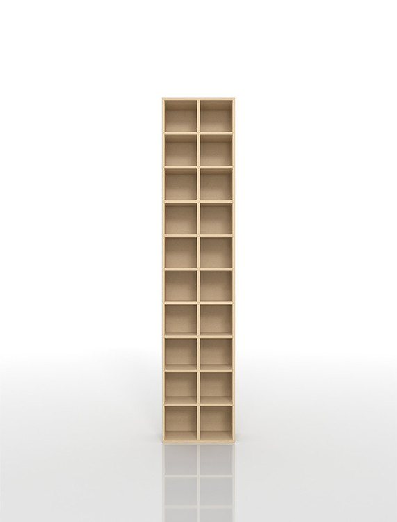 CD収納棚 2列×10段（20コマ）|収納棚の通販ならマルゲリータ