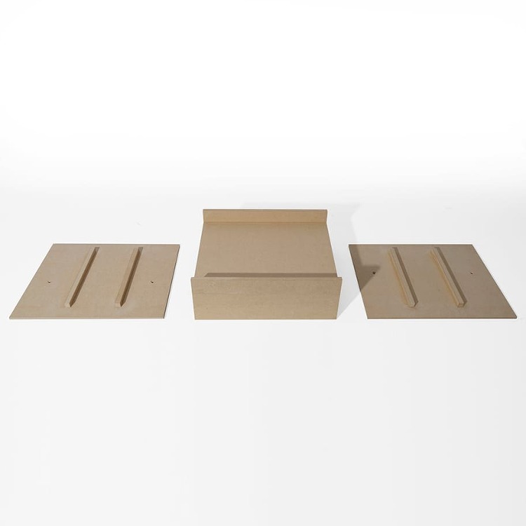 トレー 3段(奥行250mm専用) | Shelf 壁一面の本棚 | ...