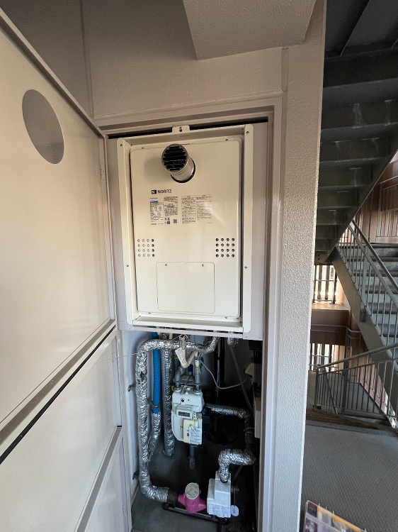兵庫県尼崎市ガス給湯器ノーリツ交換工事施工事例：ノーリツGTH-243...