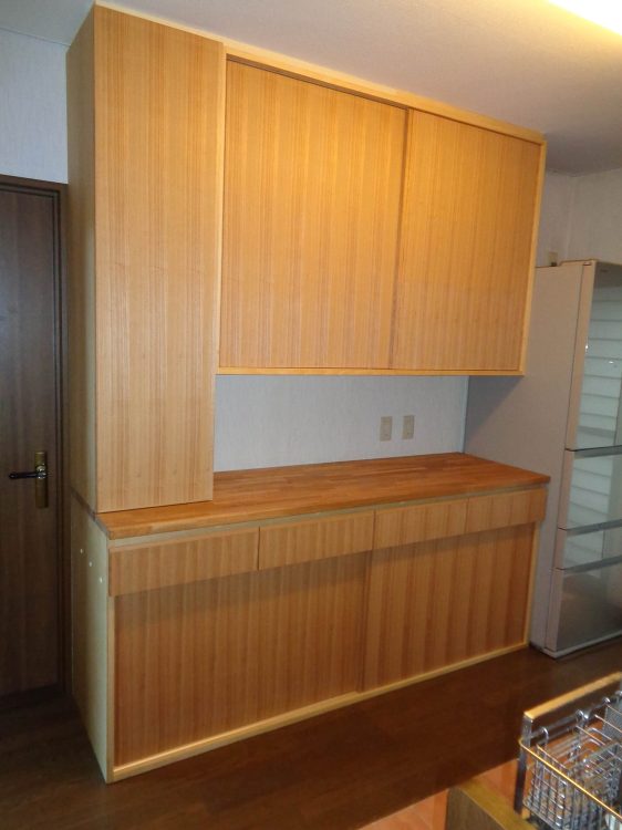 【リフォーム】キッチン造作カップボード | 千葉県我孫子市で注文住宅,...