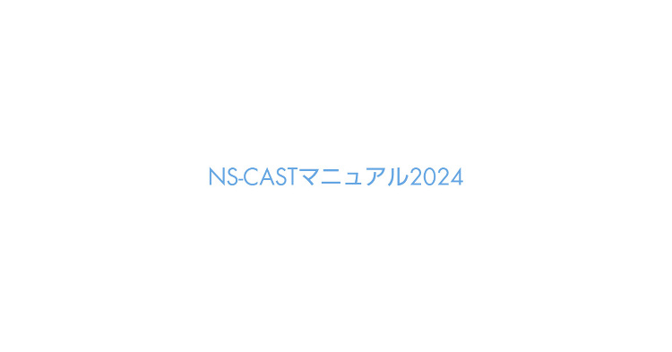 NS-CASTマニュアル2024 | 監理 | Expertise |...