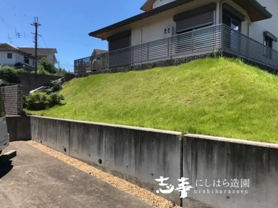 法面(斜面)に芝生は張るな!芝生以外の方法でおしゃれな方法7選