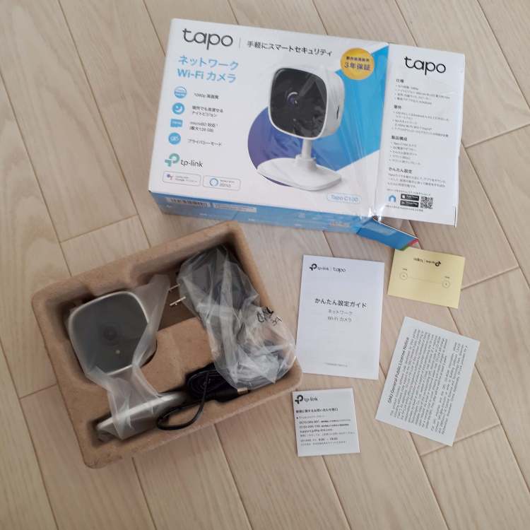 TP-Link Tapo C100 ネットワークWi-Fiカメラを設置...