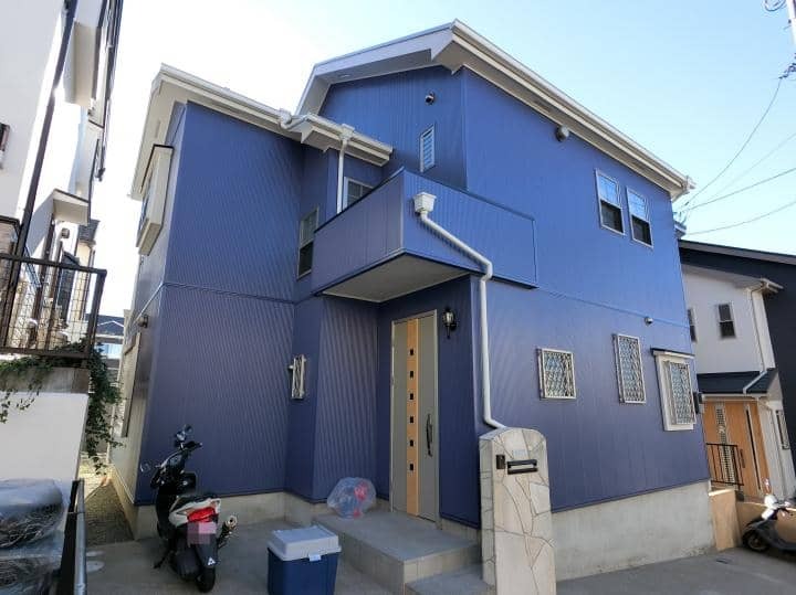 町田市高ヶ坂 Ｍ様邸 外壁ガルバ貼り屋根塗装工事 事例 ｜施工事例｜有...