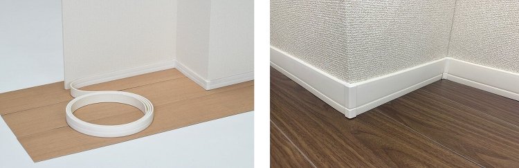 東都積水、巾木を巻物にして簡単施工 :: リフォーム産業新聞