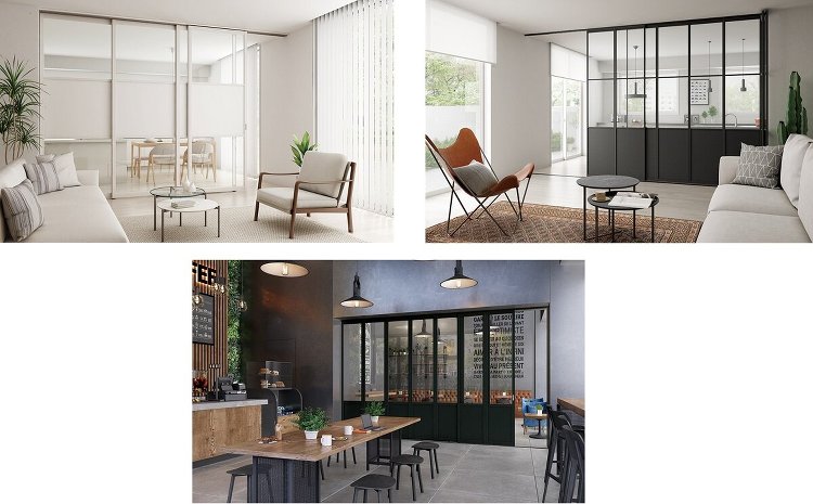 立川ブラインド工業、間仕切にブラックカラーを追加 :: リフォーム産業...