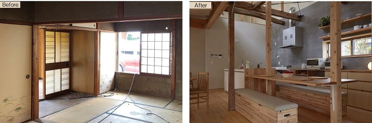 【性能向上リフォーム】近藤建設興業、築50年超の物件を改修し、リノベー...