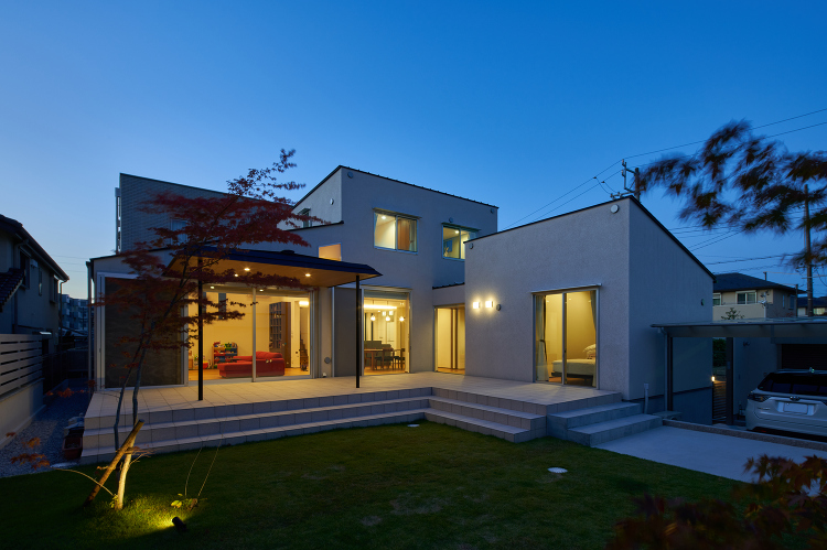 もみじのあるコートハウス - 作品 - 名古屋の住宅設計事務所 才本設...