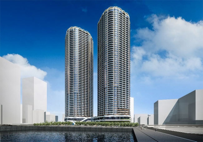 「豊海地区第一種市街地再開発事業」着工 | 企業情報 | 清水建設