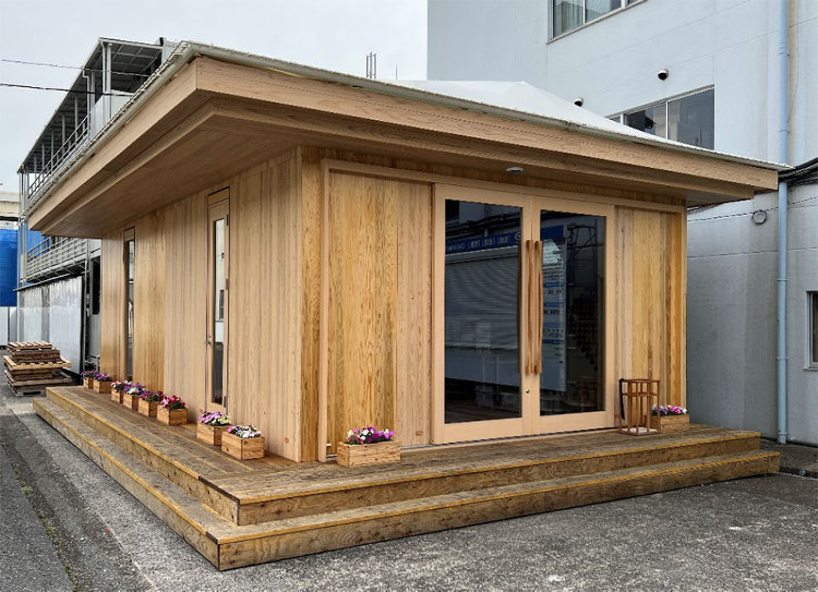 現場事務所も木造化 | 企業情報 | 清水建設