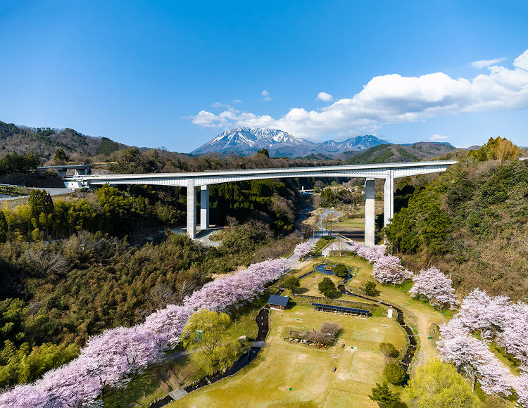 Funatani River bridge on the Yonago...