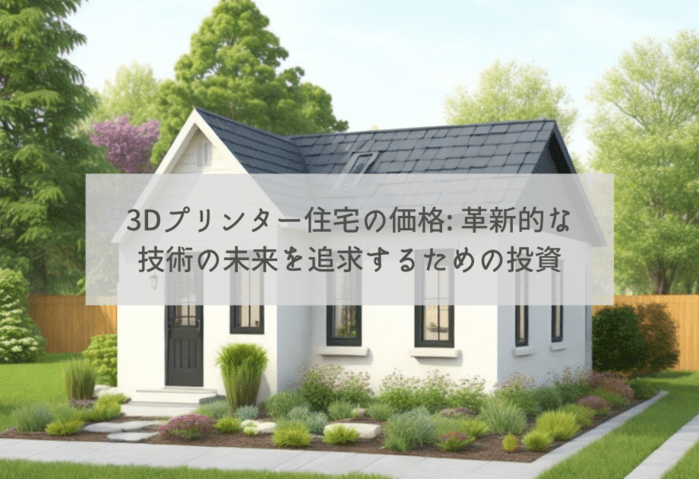 3Dプリンター住宅の価格: 革新的な技術の未来を追求するための投資 |...