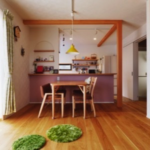 こんなに遊べる!LDKリノベの華*「キッチンカウンター」 | リノベー...